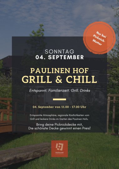 Sonntag 04.09. Grill&Chill, Bild 1/1